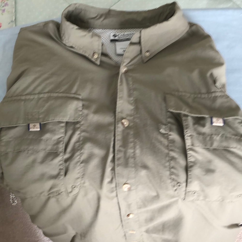 Columbia XXL PFG long sleeve button down shirt